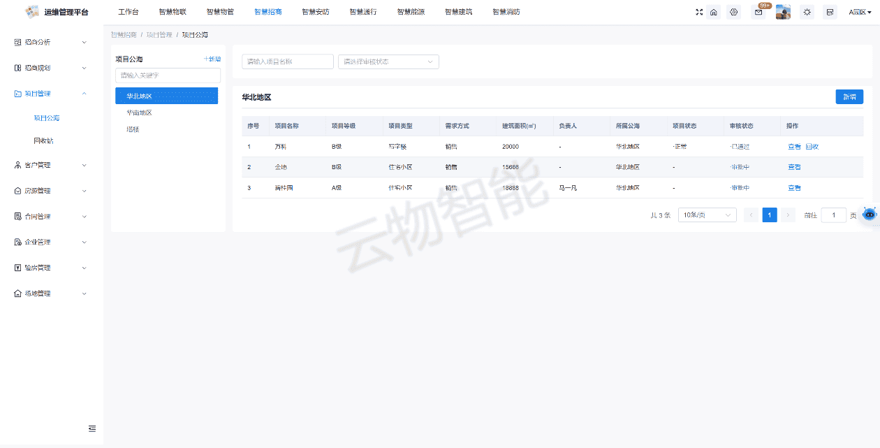 项目与客户管理